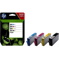 HP HP 364 fekete/ciánkék/magenta/sárga 4 darabos eredeti tintapatron (N9J73AE)