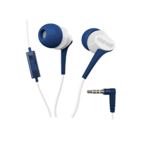 MAXELL MAXELL 303995.00.CN FUSION DAMASK EP Vezetékes fülhallgató mikrofonnal, kék-fehér