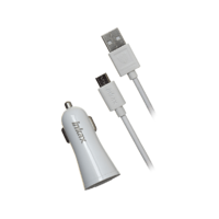 MERCURY MERCURY Inkax autós töltő + Micro USB kábel 2x USB 2,1A