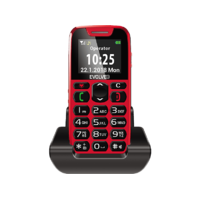 EVOLVEO EVOLVEO EasyPhone EP-500 piros nyomógombos kártyafüggetlen mobiltelefon