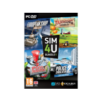 SAD GAMES SIM4U Bundle 1 - European Ship Simulator, Farming World, Post Master, Police Simulator 2 (PC)