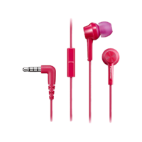 PANASONIC PANASONIC RP-TCM115E-P  fülhallgató mikrofonnal, pink