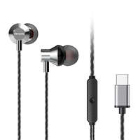 Aiwa Aiwa ESTM-50USB-C/SL Prémium hangminőségű fülhallgató USB-C csatlakozással, Hyperbass mély
