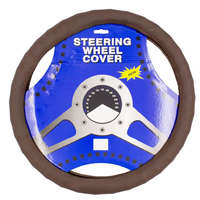 Maxspeed Kormányvédő, 37-39cm, barna műbőr MaxSpeed