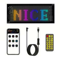 Autolife Programozható fényújság Matrix LED-es Bluetooth-os 16x32 7x17cm