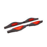 4Cars Ajtóélvédő piros prizmás 2db-os 93909