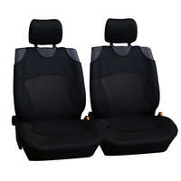 Autófejlesztés Üléshuzat univerzális (nagy méretű), betétes fekete-fekete első ülésekre