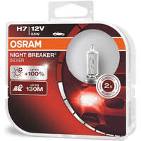 Osram Izzó 12V/55W/H7 2db/+100% Osram Night Breaker Silver 64210NBS-HCB