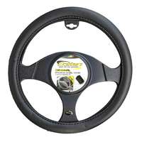 Bottari Kormányvédő 37-39cm bőrhatású sima fekete Original 16288