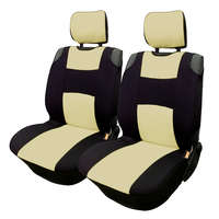 Autófejlesztés Üléshuzat univerzális betétes fekete-bézs első ülésekre