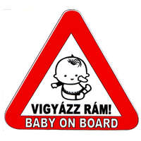 OEM Vigyázz Rám! Baby On Board matrica 105x95mm