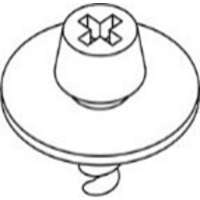 Rezaw Pettent rögzítő alátét kerek fekete