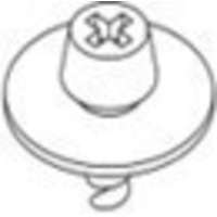 Rezaw Pettent rögzítő alátét kerek fekete Opel