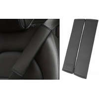 AUTOLIFE Műbőr biztonsági öv párna - fekete párban