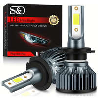  SMD-W15932-1 H7 V6 / C6 MINI LED Fényszóró szett 24W - 12V
