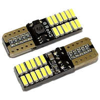  SMD-T10-24SMD 2db-os - fehér - 12V CANBUS