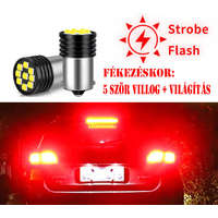 AUTOLIFE 5 X Villog SMD-1157-9SMD 21/5W - fehér -STROBE- 12V