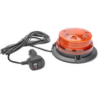 AUTOLIFE 23015 W15746 LED sárga villogó 12-24V mágneses alacsony -E jeles - 8 FUNKCIÓS