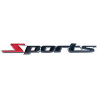 AUTOLIFE 3D fém Sports autó logó