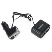 HD Szivargyújtó elosztó + USB 12V WF0097