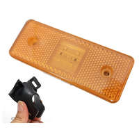 AUTOLIFE 6 LED-es szélességjelző tartóval - sárga 12-24V - E jeles