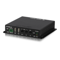 CYP EUROPE CYP PUV-2200PL-RX HDBaseT 2.0 LITE vevőegység (4K, HDCP2.2, PoH, USB)