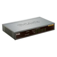 D-LINK DES-1008PA 8-port switch, 4 PoE port