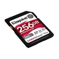 KINGSTON Canvas React Plus V60 SD memóriakártya, 256GB (SDR2V6/256GB)