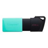 KINGSTON DataTraveler Exodia M USB flash drive, 256GB, fekete-kékeszöld