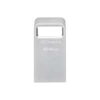 KINGSTON DataTraveler Micro USB Flash Drive, fém, USB 3.2 Gen 1, 64GB