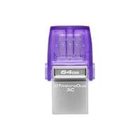 KINGSTON DataTraveler microDuo 3C USB Flash Drive, USB-A + USB-C, 64GB