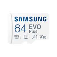 SAMSUNG EVO Plus 64GB microSD (MB-MC64KA/EU) memóriakártya adapterrel