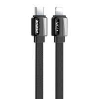 Remax Kábel USB-C-lightning Remax Platinum Pro, RC-C050, 20W (fekete)