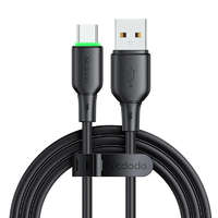 Mcdodo USB-ről USB-C kábel Mcdodo CA-4751 LED világítás 1.2m (fekete)