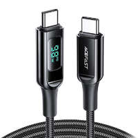 Acefast Kábel USB-C-USB-C Acefast C6-03display, 100W, 2m (fekete)