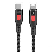 Remax Kábel USB-C do Lightning Remax Lesu Pro, 1m (fekete)