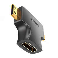 Vention HDMI - Mini/Mikro HDMI adapter 2in1 Vention AGFB0 (fekete)