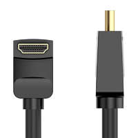 Vention Kábel HDMI Vention AARBG 1,5m Szög 90° (fekete)