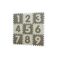 Baby Dan Puzzle habszivacs játszószőnyeg Grey, számokkal 90x90 cm