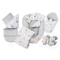 7 részes babaágykészlet - Nyuszi és bagoly