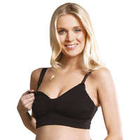 Carriwell Varrásnélküli gélmerevítős szoptatós melltartó L- fekete
