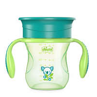 Chicco Perfect 360° itatópohár, 200 ml, tanulópohár, zöld