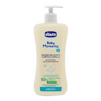 Chicco Fürdető & sampon 500 ml - újszülöttbőrre zabkivonat és növényi glicerin, semleges pH