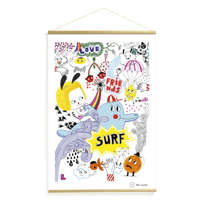 Djeco Little Big room Falikép Szörf-parti - Surf's party