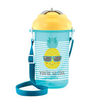 Canpol babies Sport itatópohár, flip-top, szilikon szívószállal, 400 ml, SO COOL, sárga