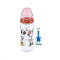 NUK NUK itatópohár - Disney Mickey hőmérséklet jelzővel 300 ml piros