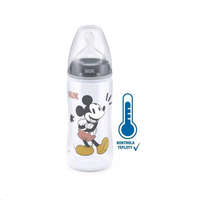 NUK NUK itatópohár - Disney Mickey hőmérséklet jelzővel 300 ml szürke