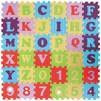 Baby Great Baby Great puzzle szőnyeg betűk számok 36 db-os 15x15 cm GB-M636