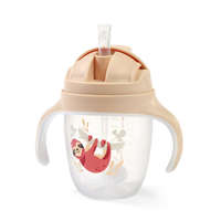 BabyOno BabyOno itatópohár szívószállal füllel 240ml bézs 1464/04