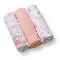 BabyOno BabyOno textilpelenka színes 3db rózsaszín 348/11